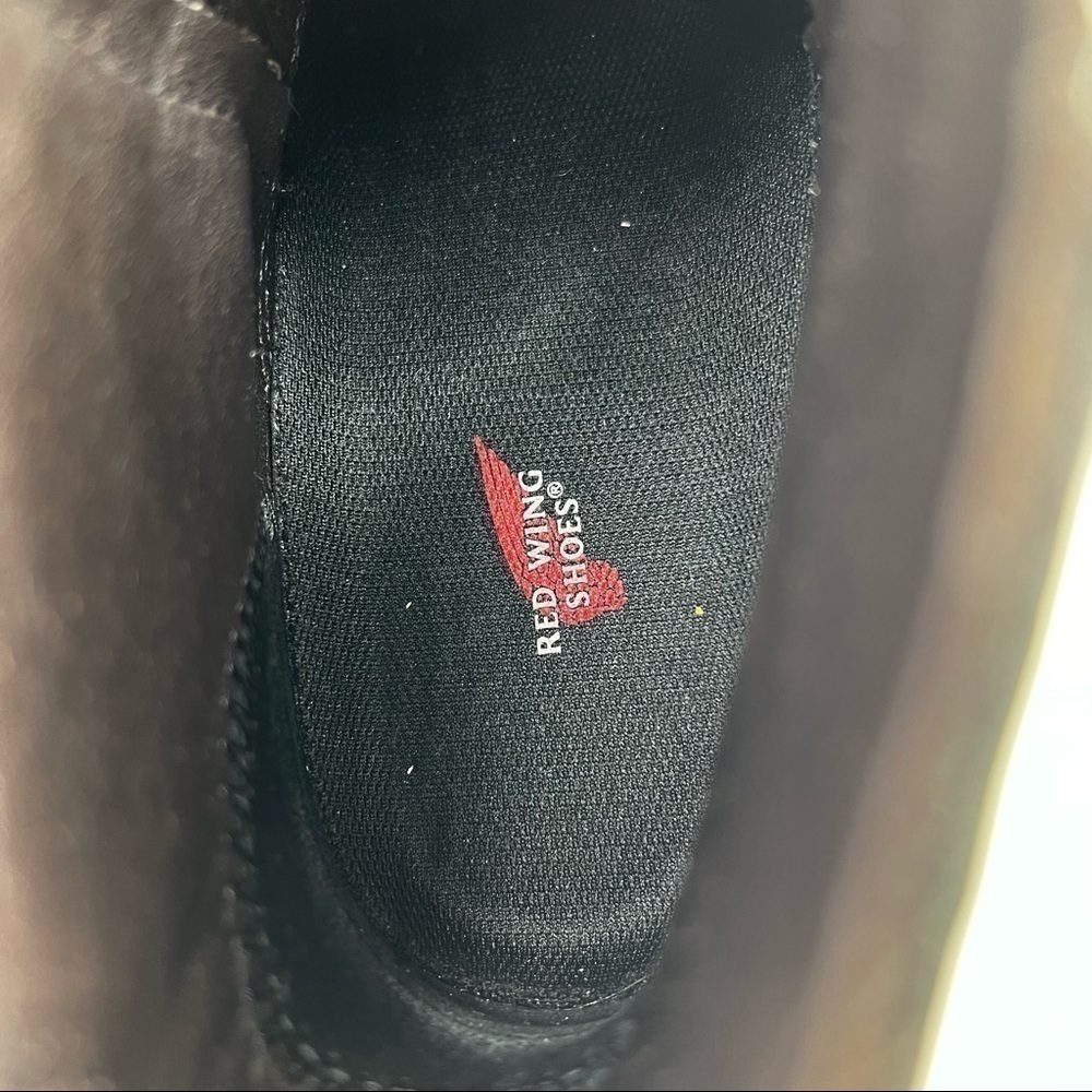 Red Wing Women’s Double Zip Black Leather Motorcycle Boots - Picture 13 of 16